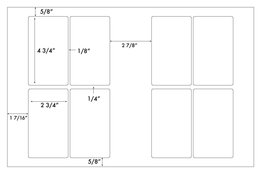 Steadfast Die-Cut Label 11x17 Template: SF5400 - Steadfast Paper