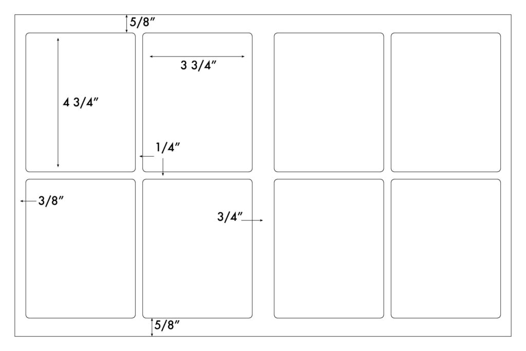 Steadfast Die-Cut Label 11x17 Template: SF5460 - Steadfast Paper