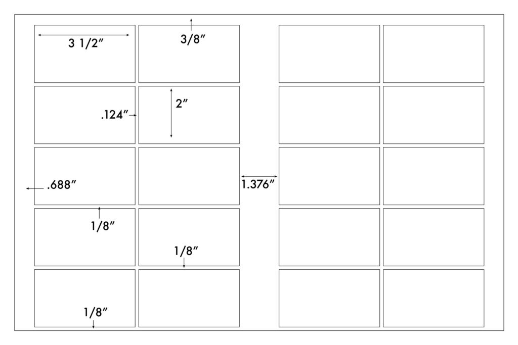 Steadfast Die-Cut Label 11×17 Template: SF6021 - Steadfast Paper