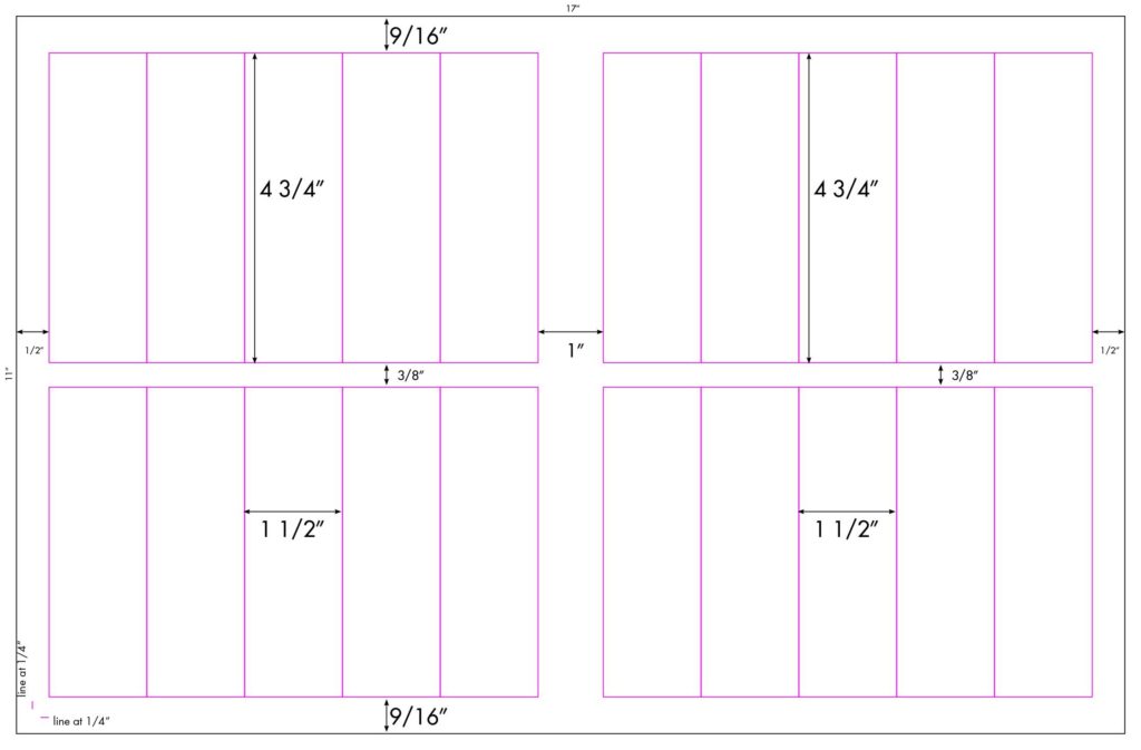 Steadfast Die-Cut Label 11x17 Template: SF6085 - Steadfast Paper
