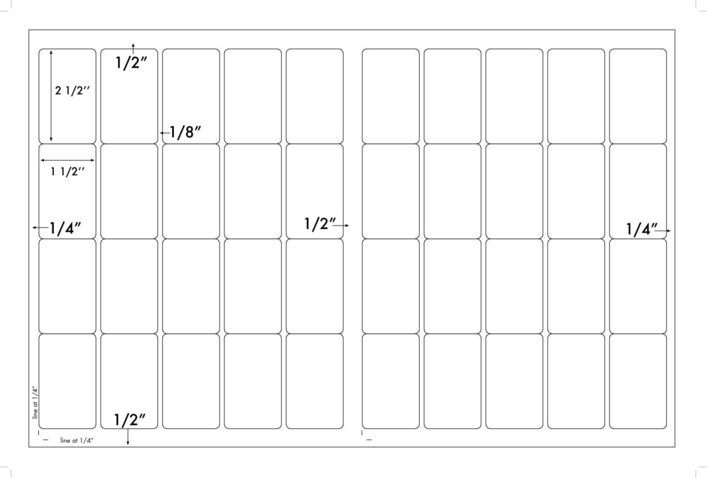 Steadfast Die-Cut Label 11x17 Template: SF7424 - Steadfast Paper