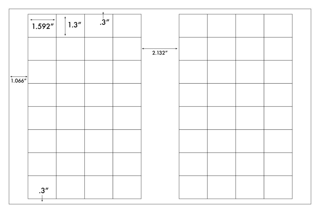 Steadfast Die-Cut Label 11x17 Template: SF7701 - Steadfast Paper