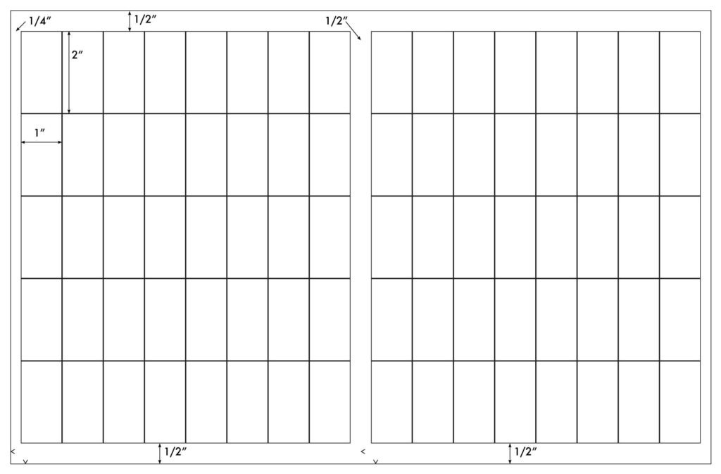 Steadfast Die-Cut Label 11x17 Template: SF7738 - Steadfast Paper