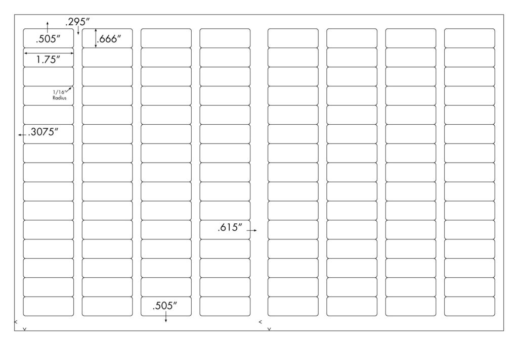 Steadfast Die-Cut Label 11x17 Template: SF7884 - Steadfast Paper