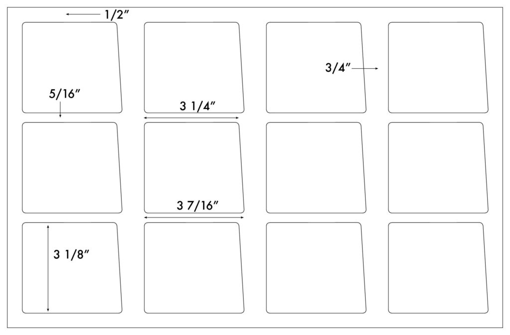 Steadfast Die-Cut Label 11x17 Template: SF8550 - Steadfast Paper