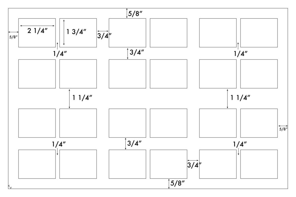 Steadfast Die-Cut Label 11x17 Template: SF8642 - Steadfast Paper